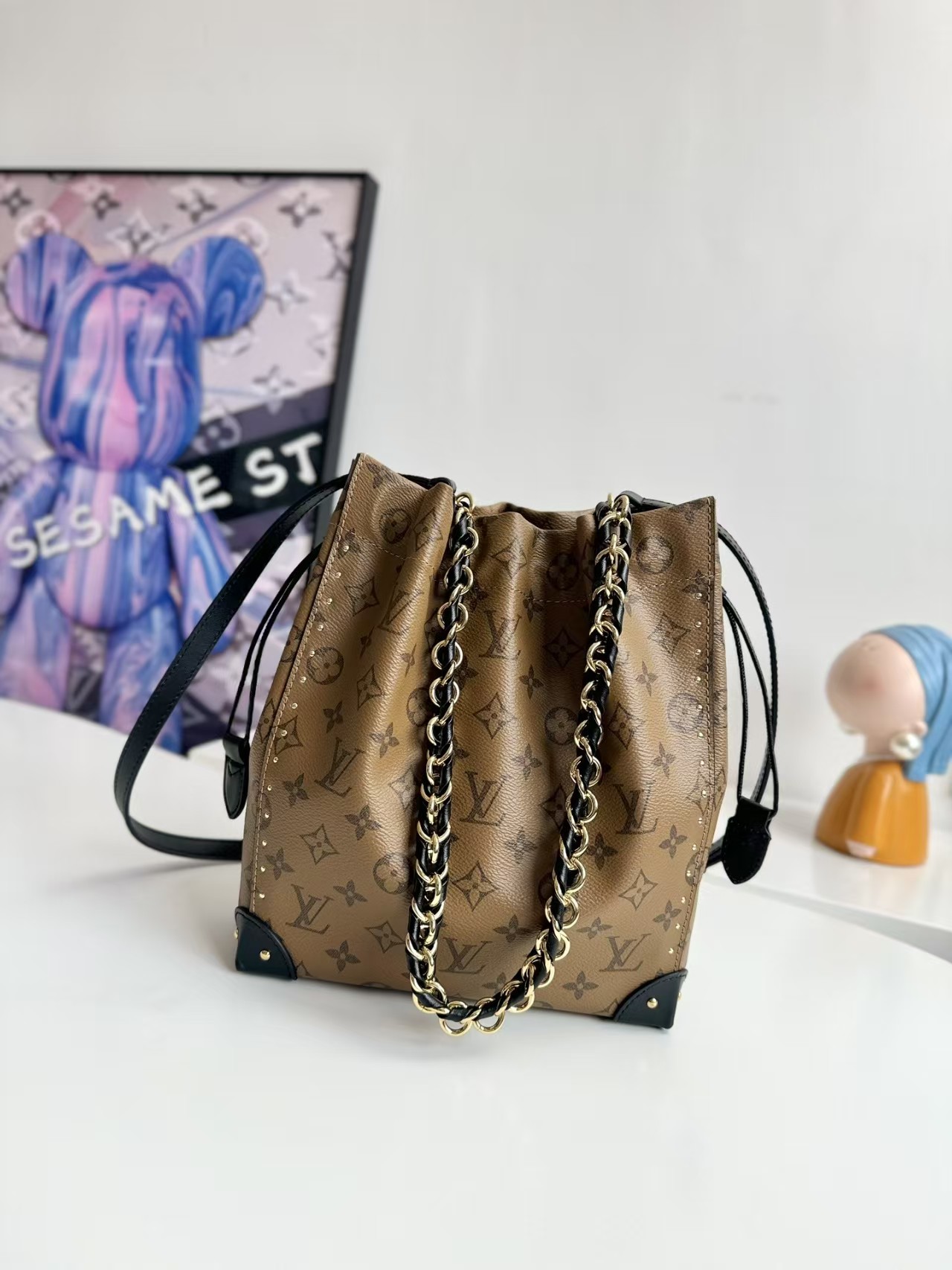 Louis Vuitton Noe Trunk PM Monogram Reverse