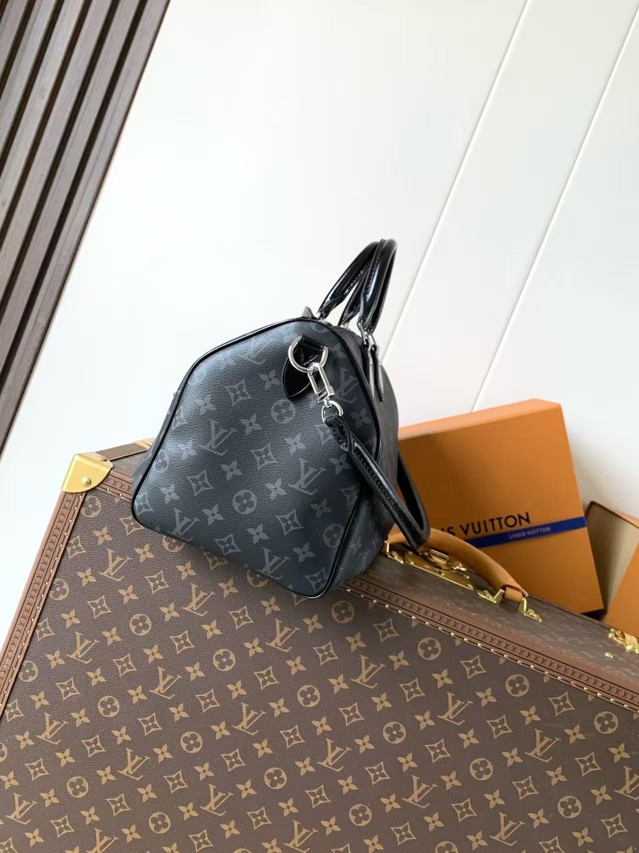 Louis Vuitton Speedy Soft 30 Monogram Eclipse Bags