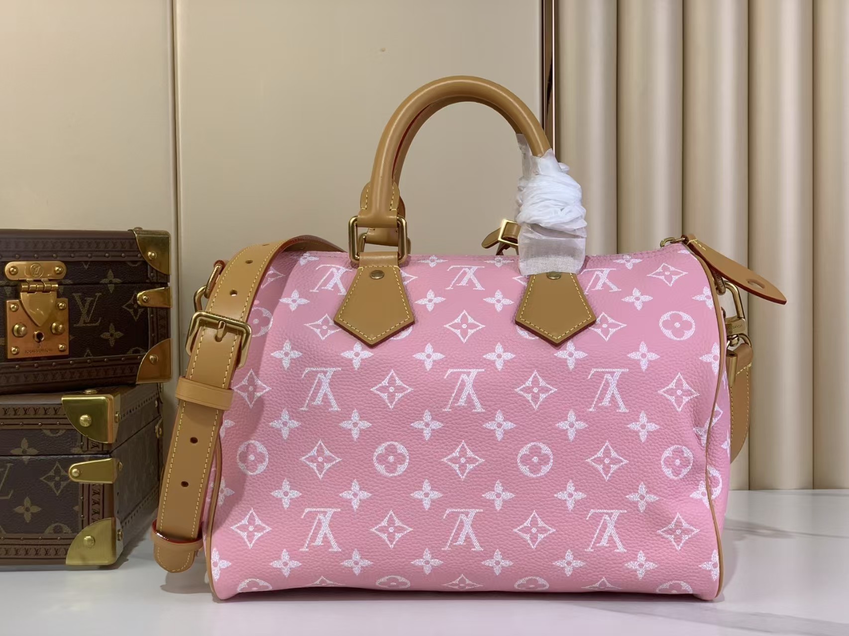Louis Vuitton Speedy P9 Bandouliere 30 Candy Pink