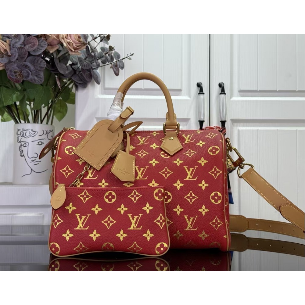 LOUIS VUITTON Speedy P9 Bandoulière 30 Red