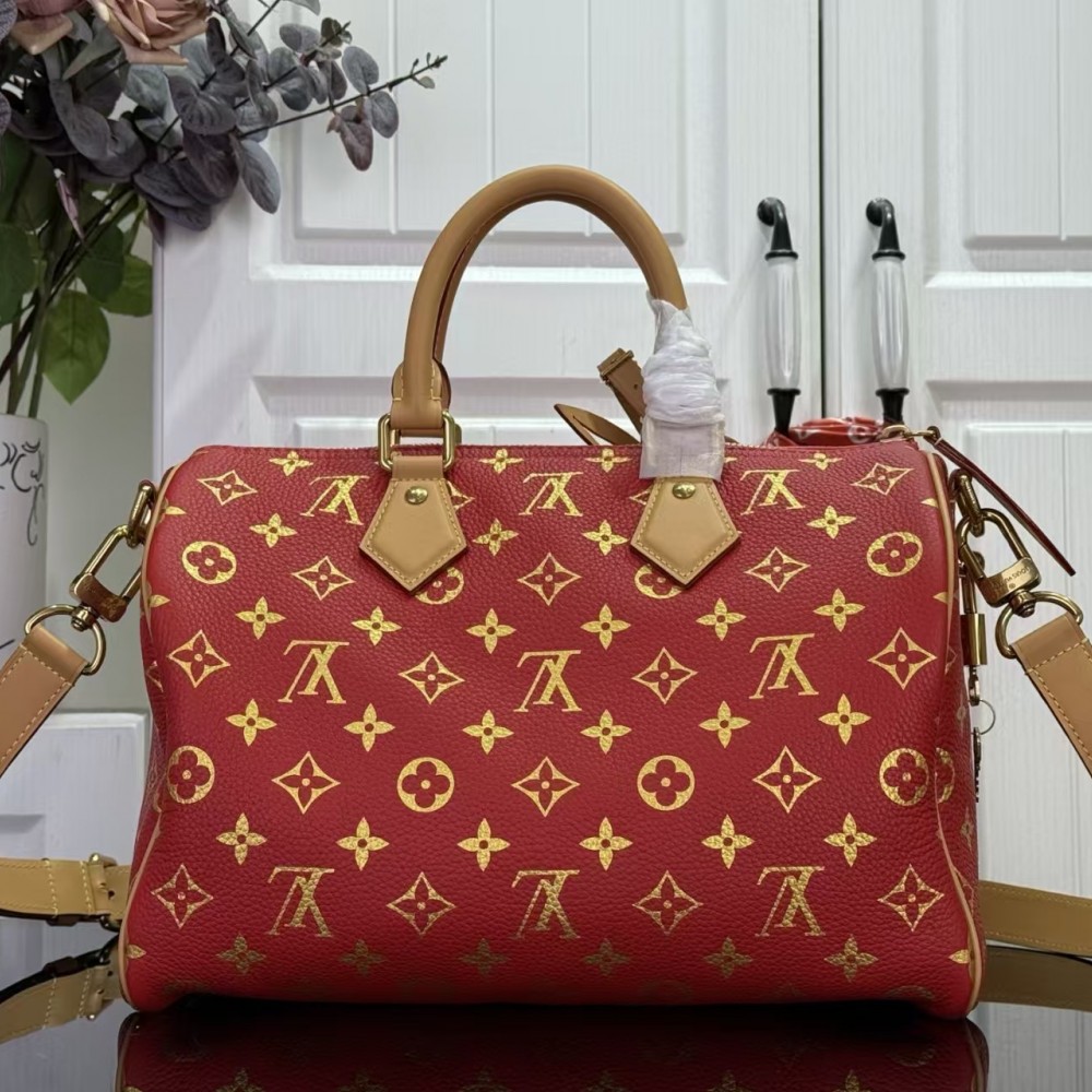 LOUIS VUITTON Speedy P9 Bandoulière 30 Red