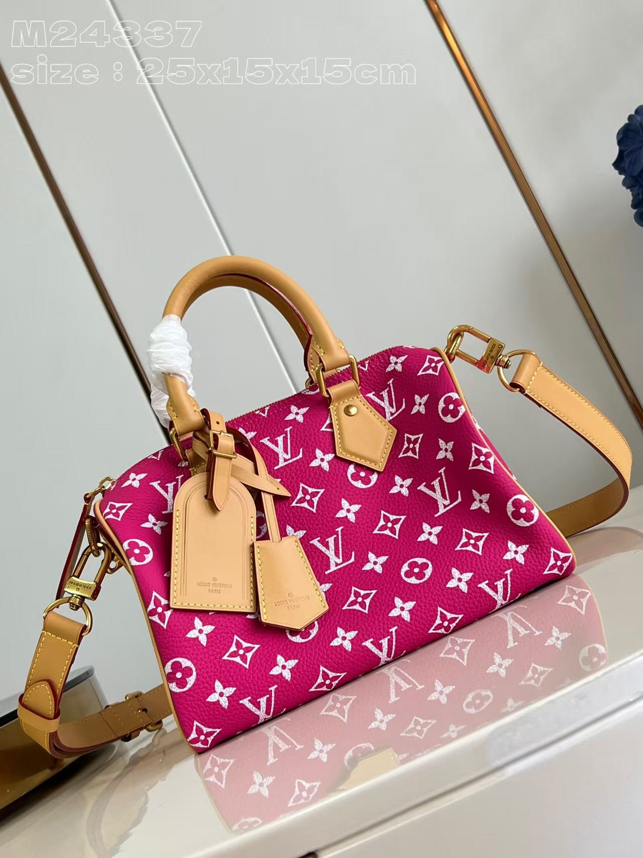 LOUIS VUITTON Speedy P9 Bandoulière 25 Autres Cuirs Monogram Rose Pink