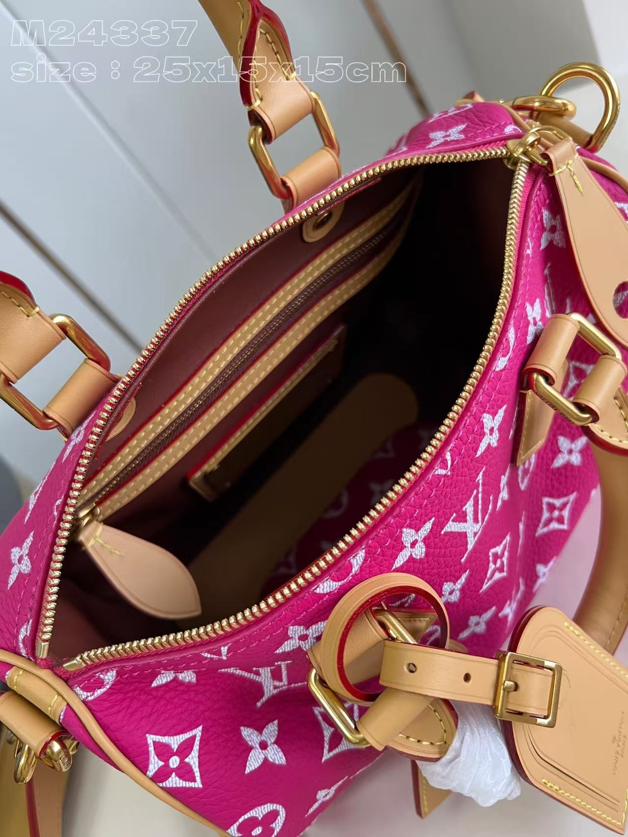 LOUIS VUITTON Speedy P9 Bandoulière 25 Autres Cuirs Monogram Rose Pink