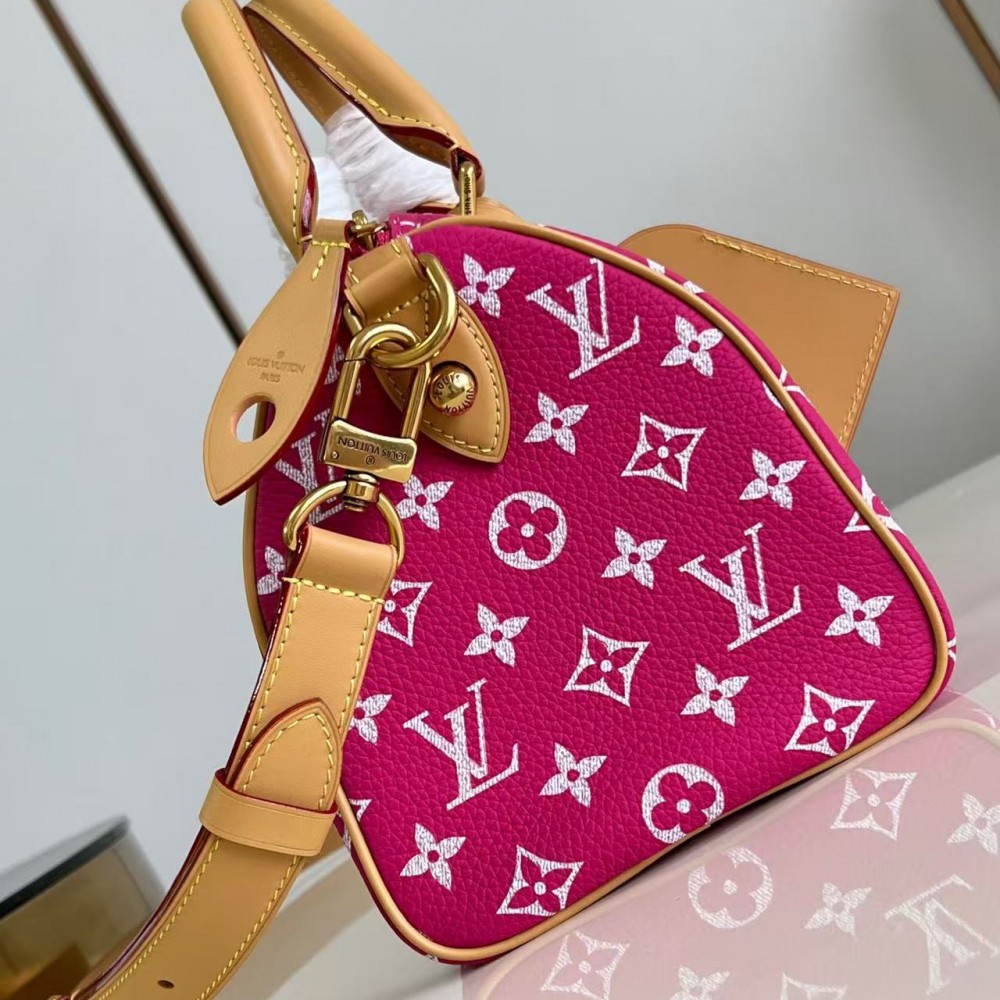 LOUIS VUITTON Speedy P9 Bandoulière 25 Autres Cuirs Monogram Rose Pink