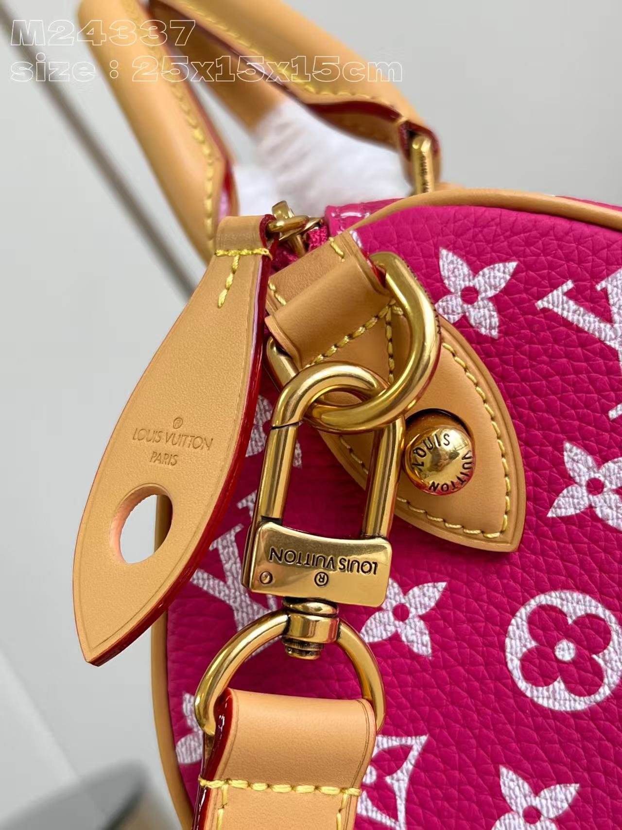 LOUIS VUITTON Speedy P9 Bandoulière 25 Autres Cuirs Monogram Rose Pink