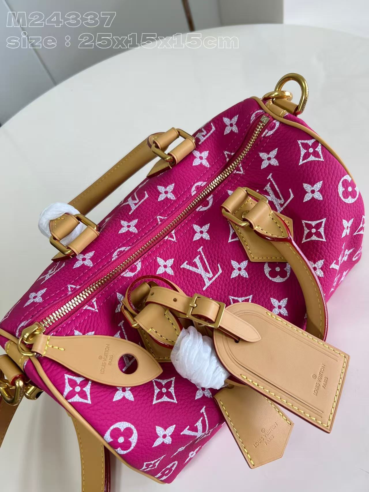 LOUIS VUITTON Speedy P9 Bandoulière 25 Autres Cuirs Monogram Rose Pink