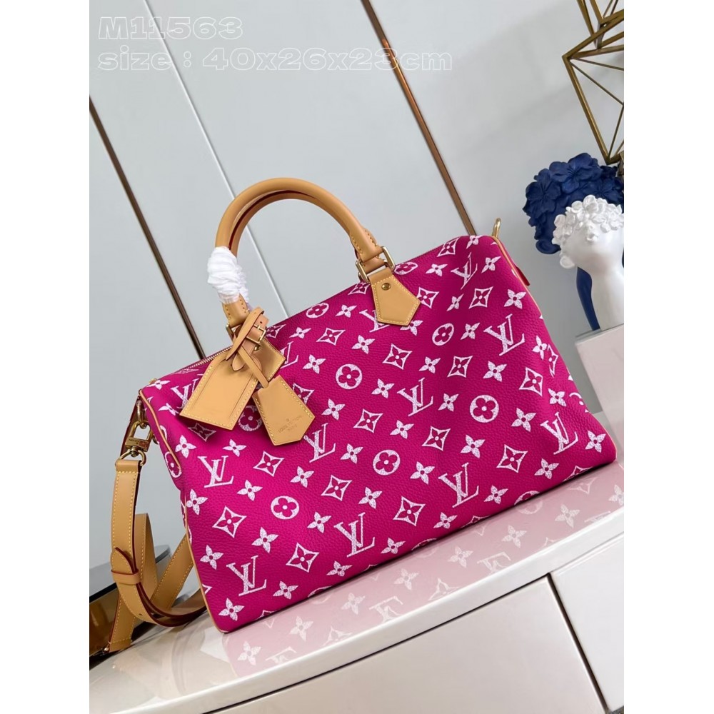 LOUIS VUITTON Speedy P9 Bandoulière 40 Rose Pink
