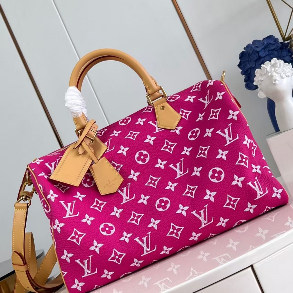 LOUIS VUITTON Speedy P9 Bandoulière 40 Rose Pink