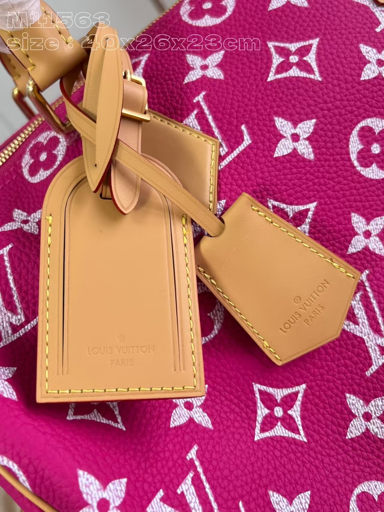 LOUIS VUITTON Speedy P9 Bandoulière 40 Rose Pink