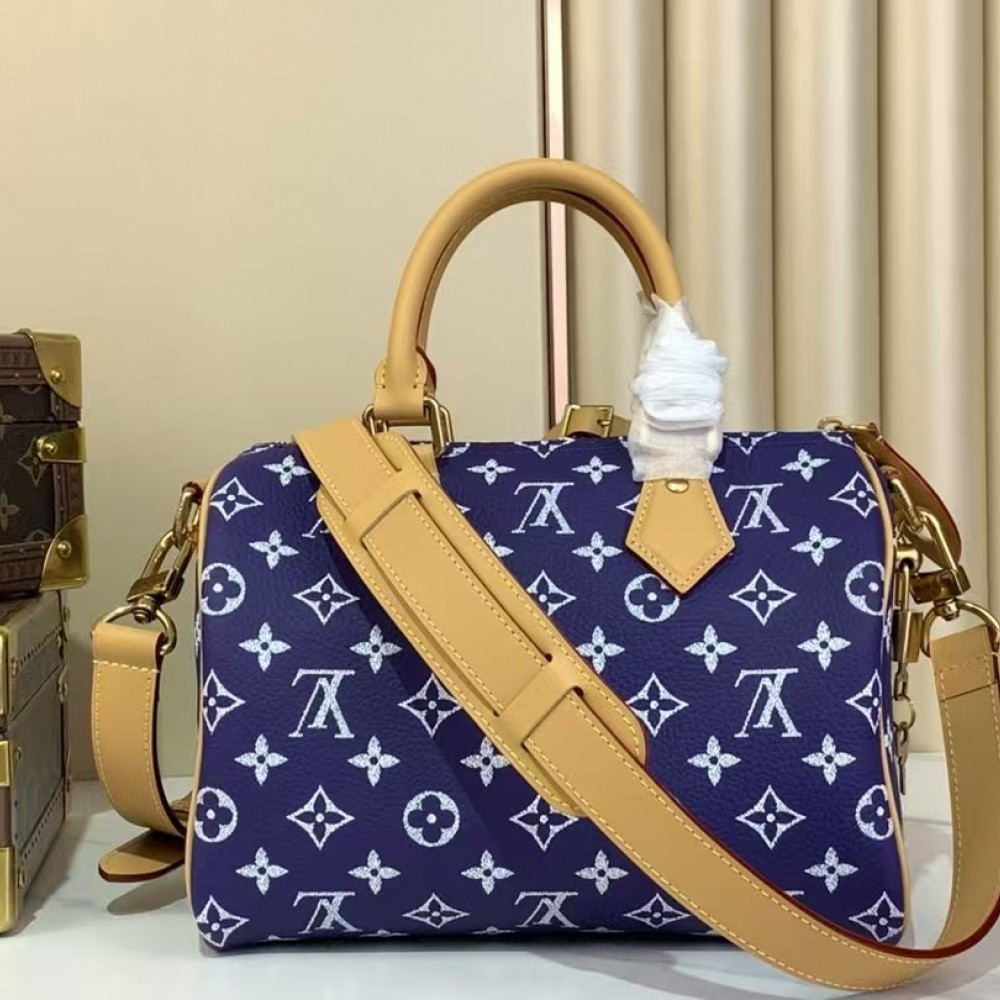 LOUIS VUITTON Speedy P9 Bandoulière 25 Violet color