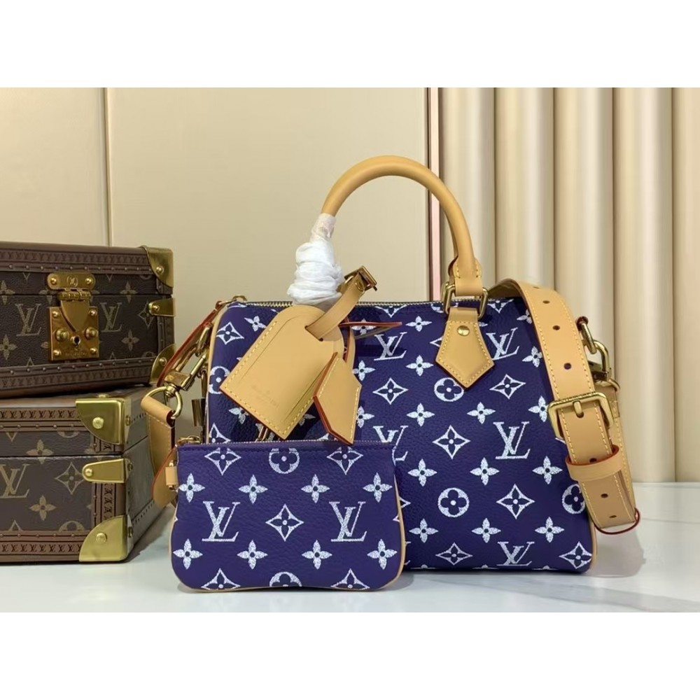 LOUIS VUITTON Speedy P9 Bandoulière 25 Violet color
