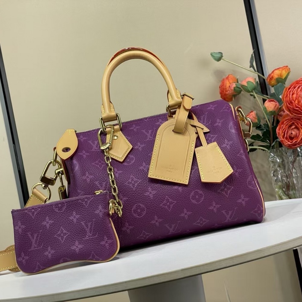 LOUIS VUITTON Speedy P9 Bandoulière 25 Purple