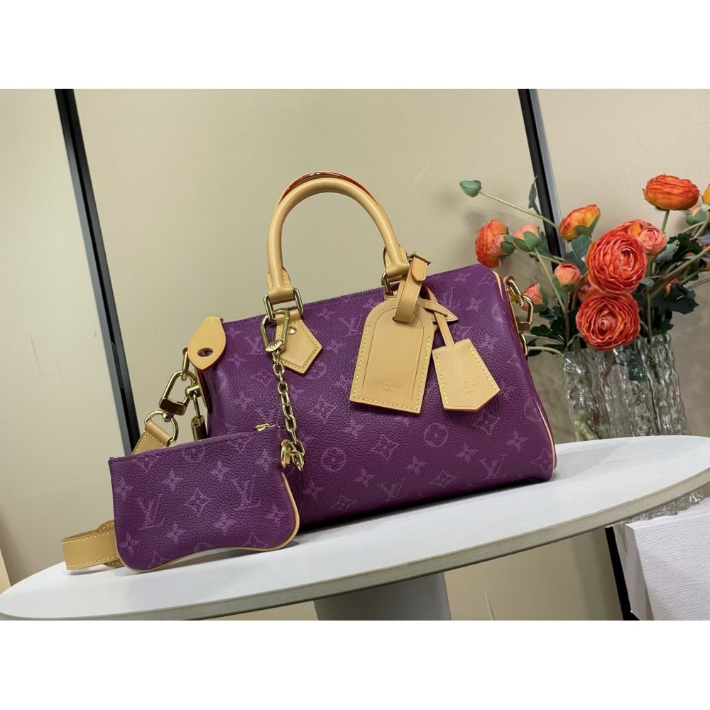 LOUIS VUITTON Speedy P9 Bandoulière 25 Purple