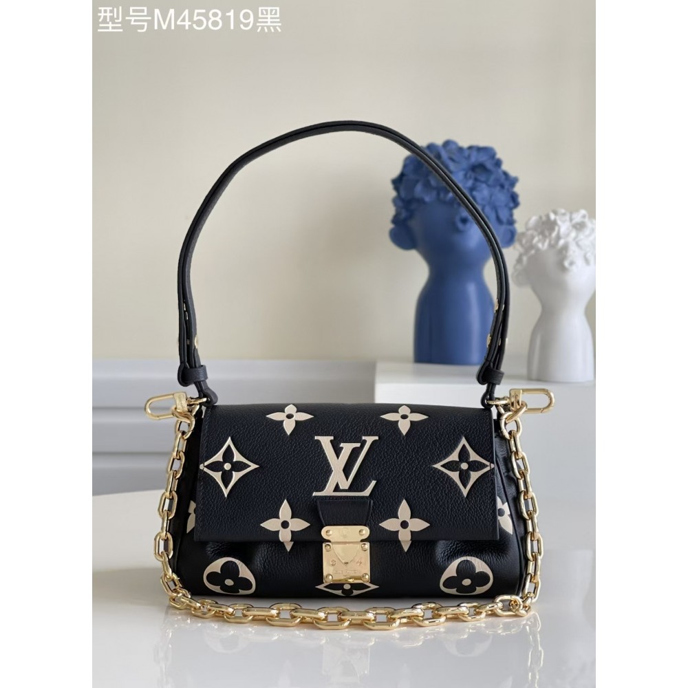 Louis Vuitton Favorite Bicolor Monogram Empreinte Leather