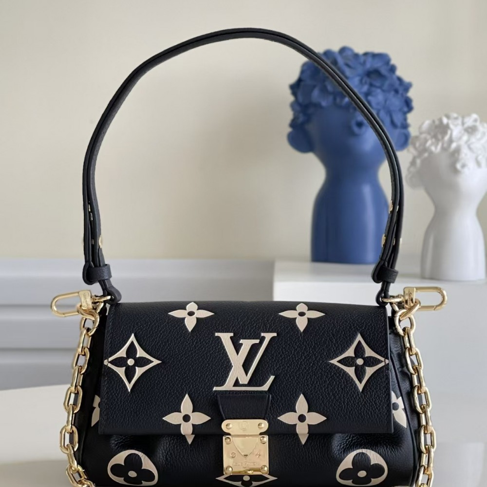 Louis Vuitton Favorite Bicolor Monogram Empreinte Leather