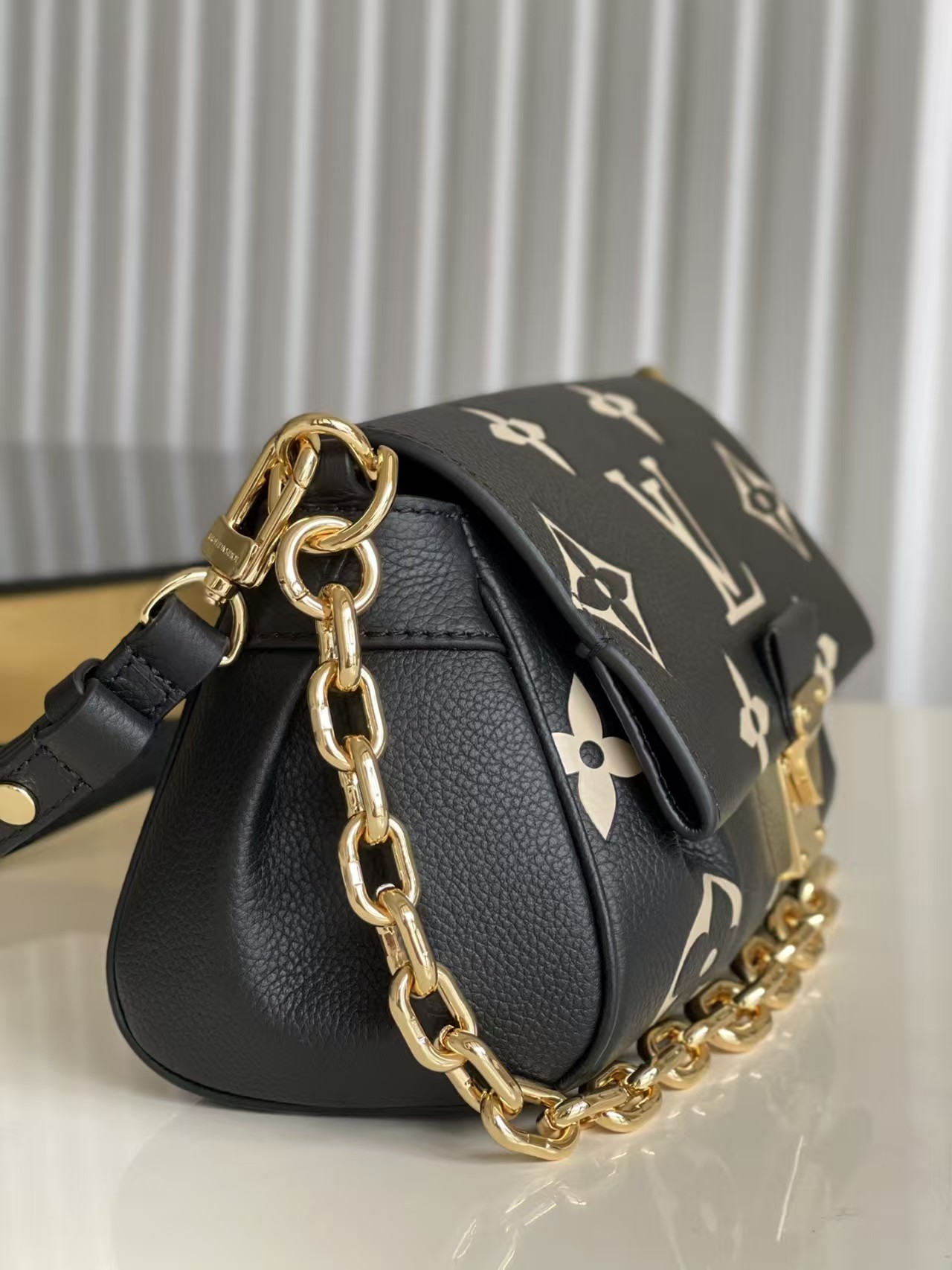Louis Vuitton Favorite Bicolor Monogram Empreinte Leather