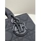 DIOR Small Lady D-Joy Bag Ultramatte Black Cannage Calfskin