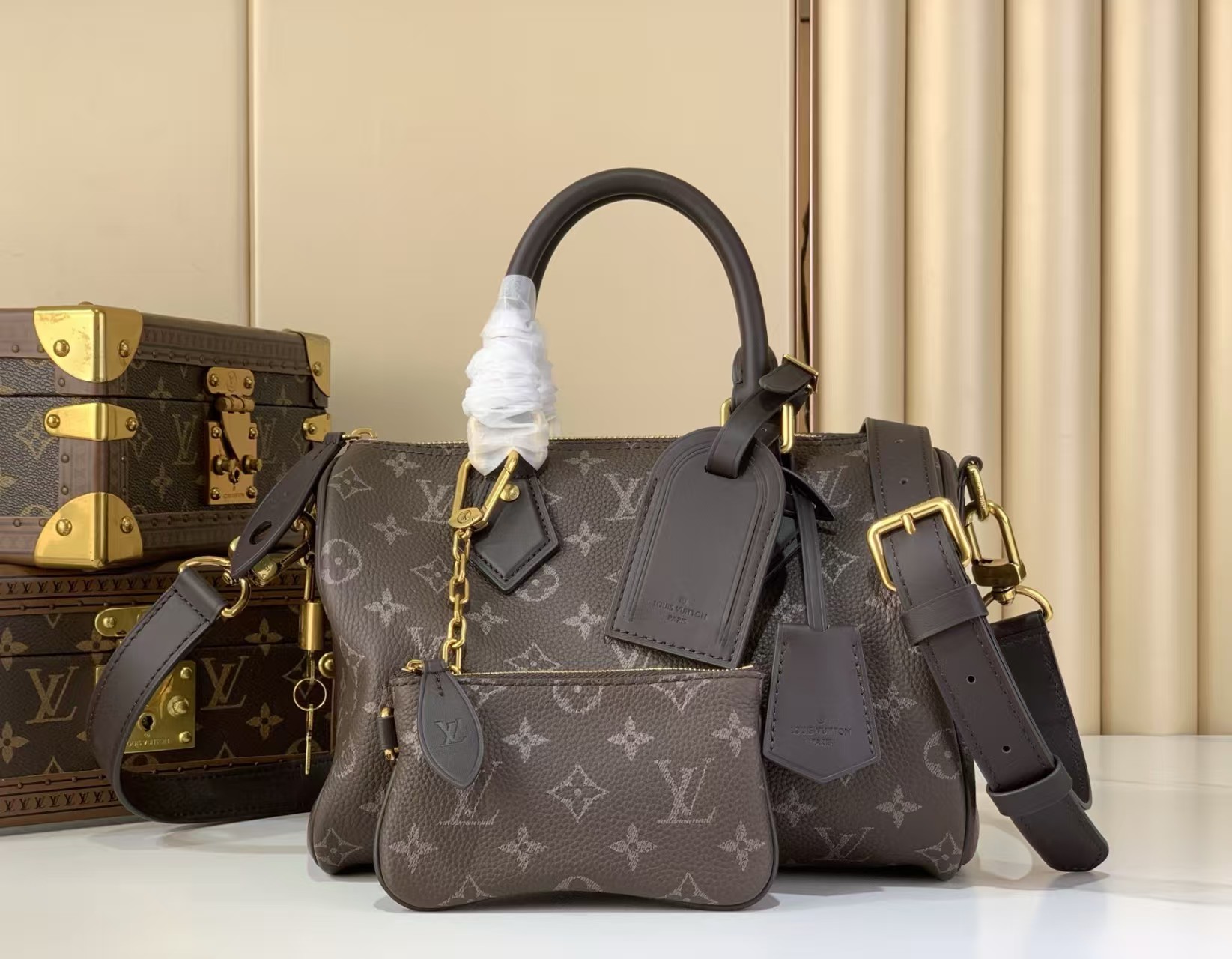 LOUIS VUITTON Speedy P9 Bandoulière 25 Coffee Bean
