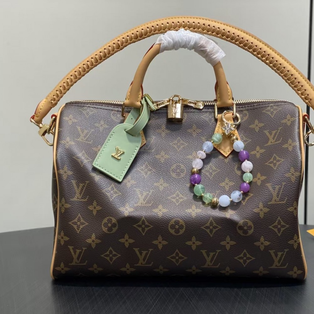 Louis Vuitton Speedy 30 Green Lining