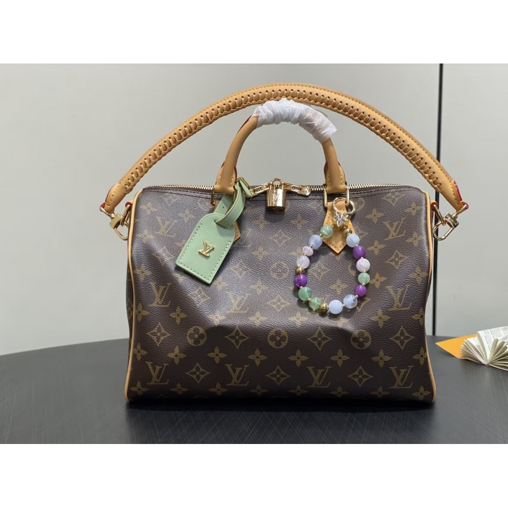 Louis Vuitton Speedy 30 Green Lining
