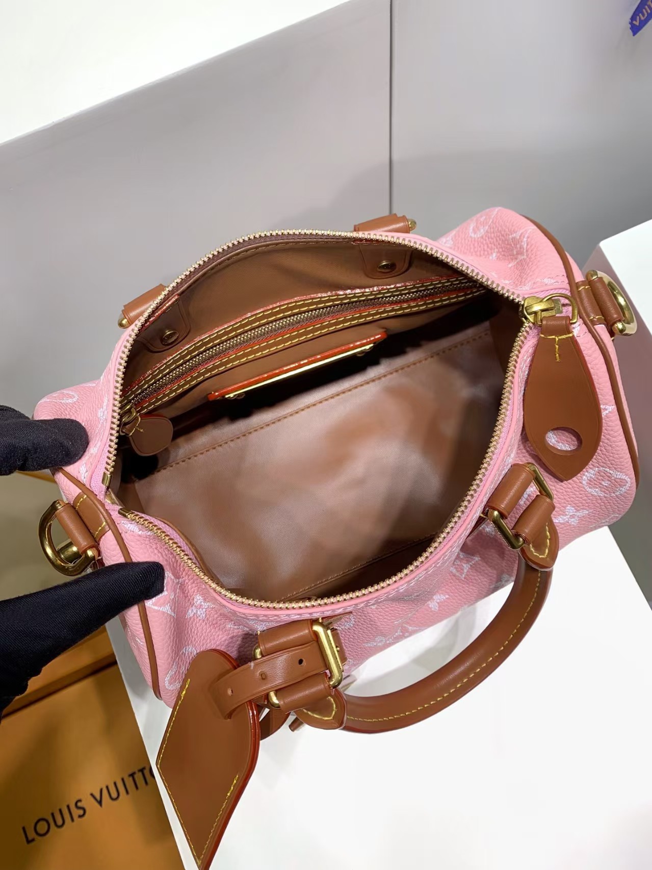 Louis Vuitton Speedy P9 Bandoulière 25 Damoflage Pink Sakura