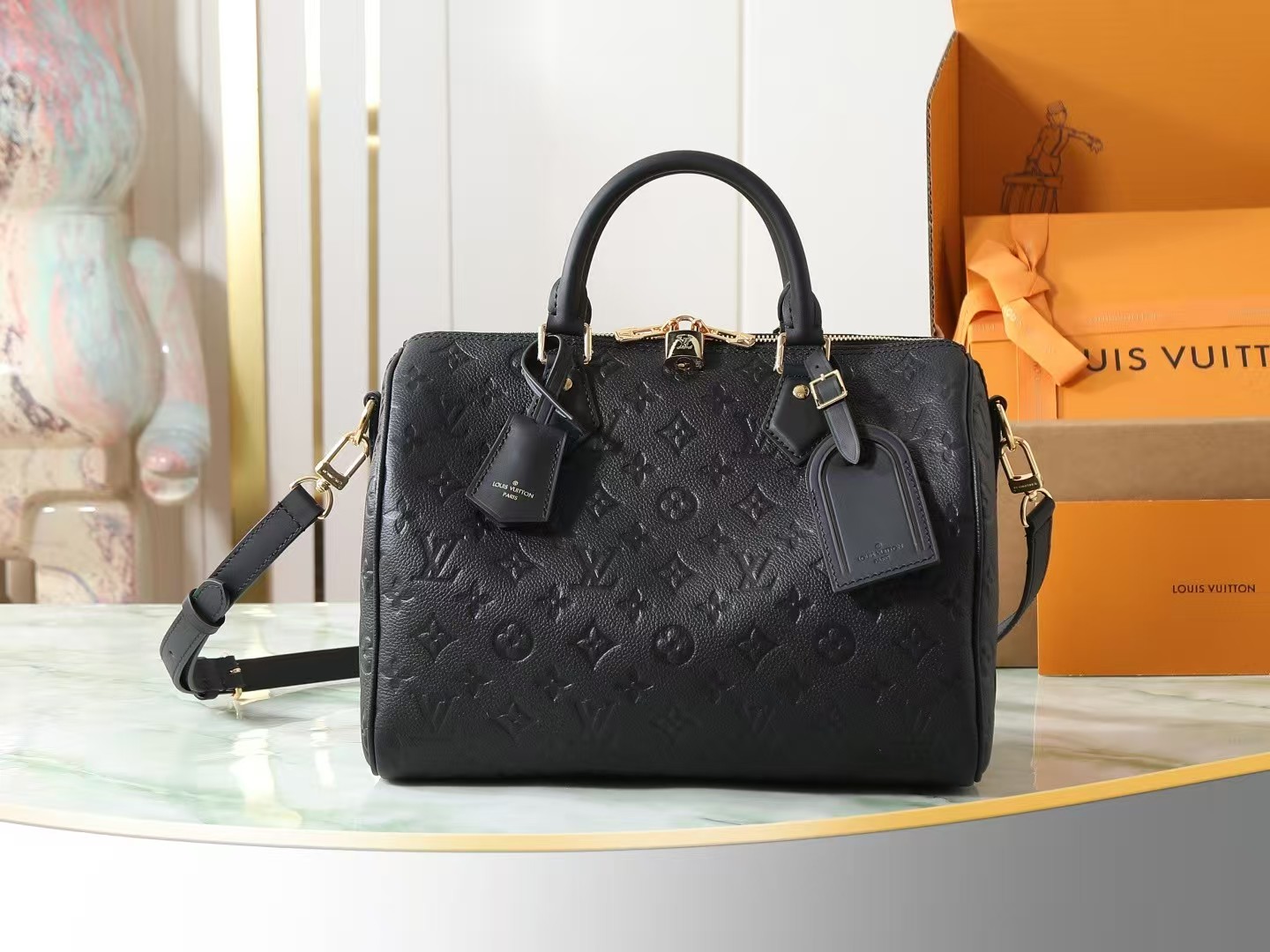 Louis Vuitton LV Soft Speedy 30 Monogram Empreinte