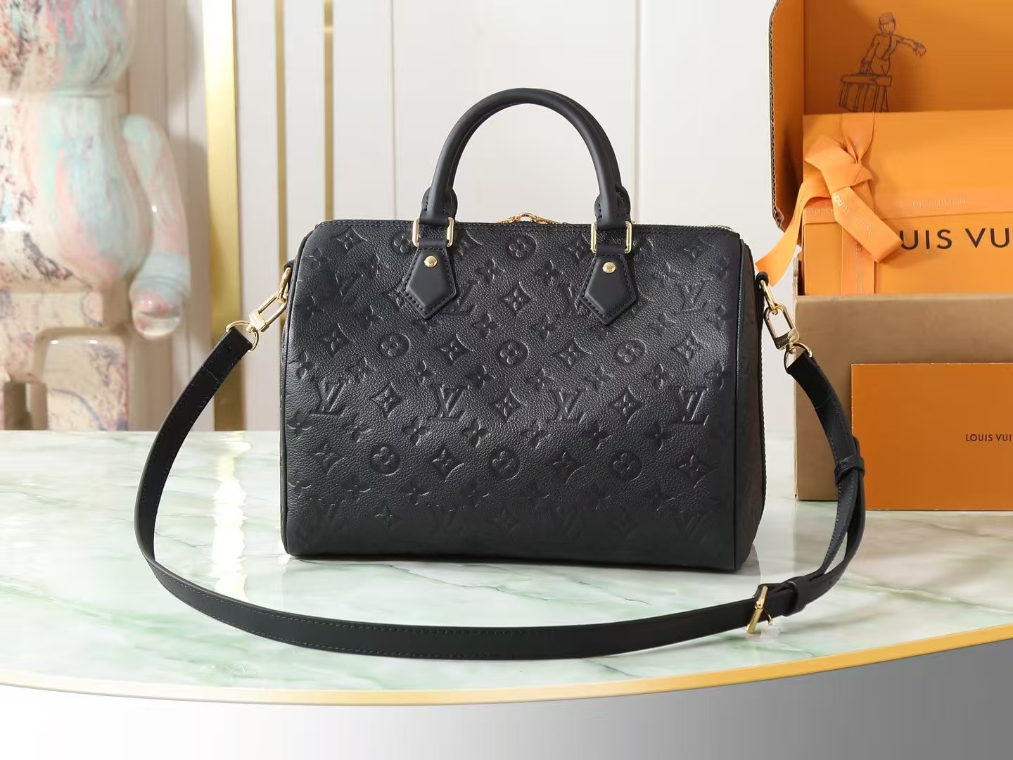 Louis Vuitton LV Soft Speedy 30 Monogram Empreinte