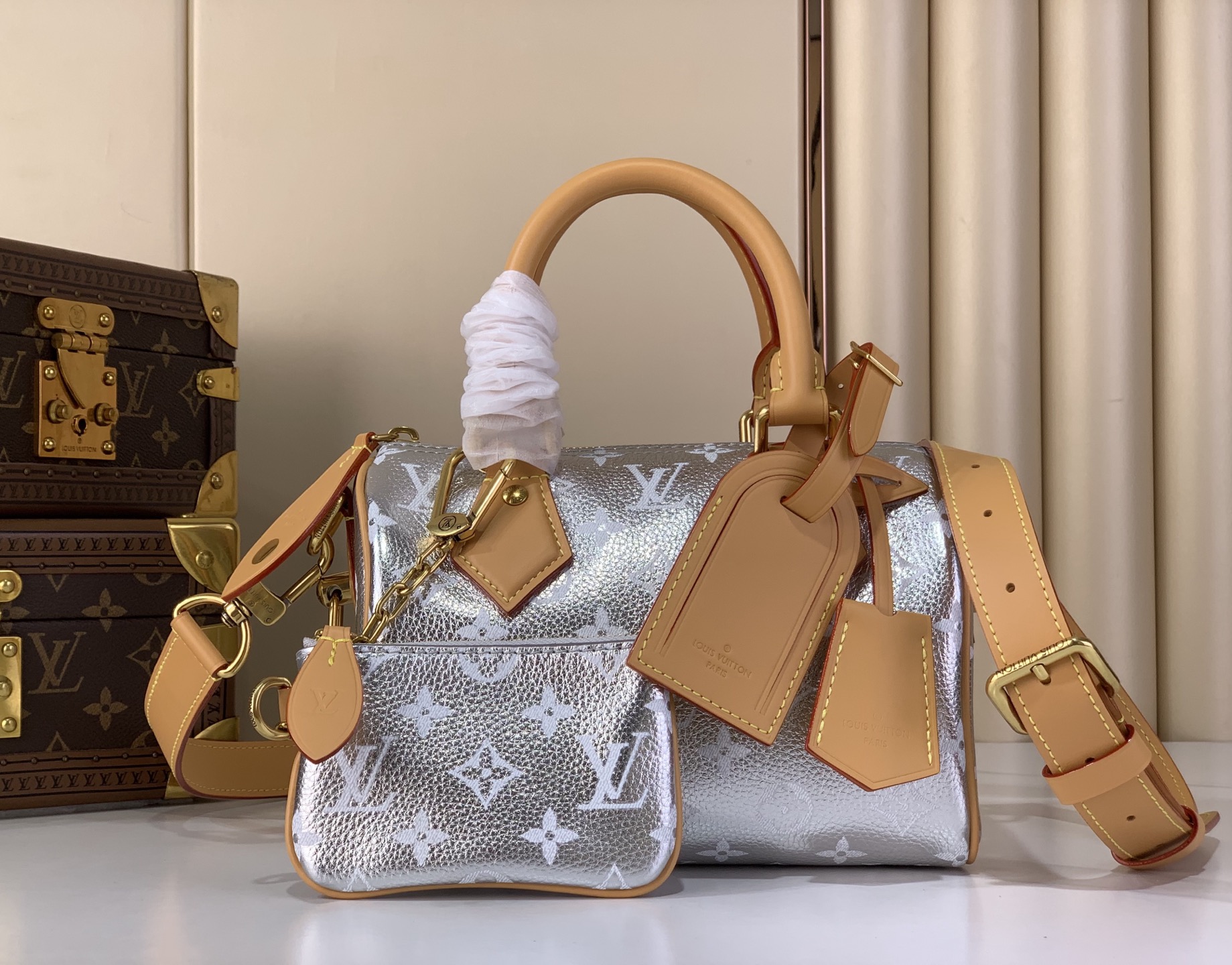 Louis Vuitton Speedy P9 Bandoulière 20 Silver