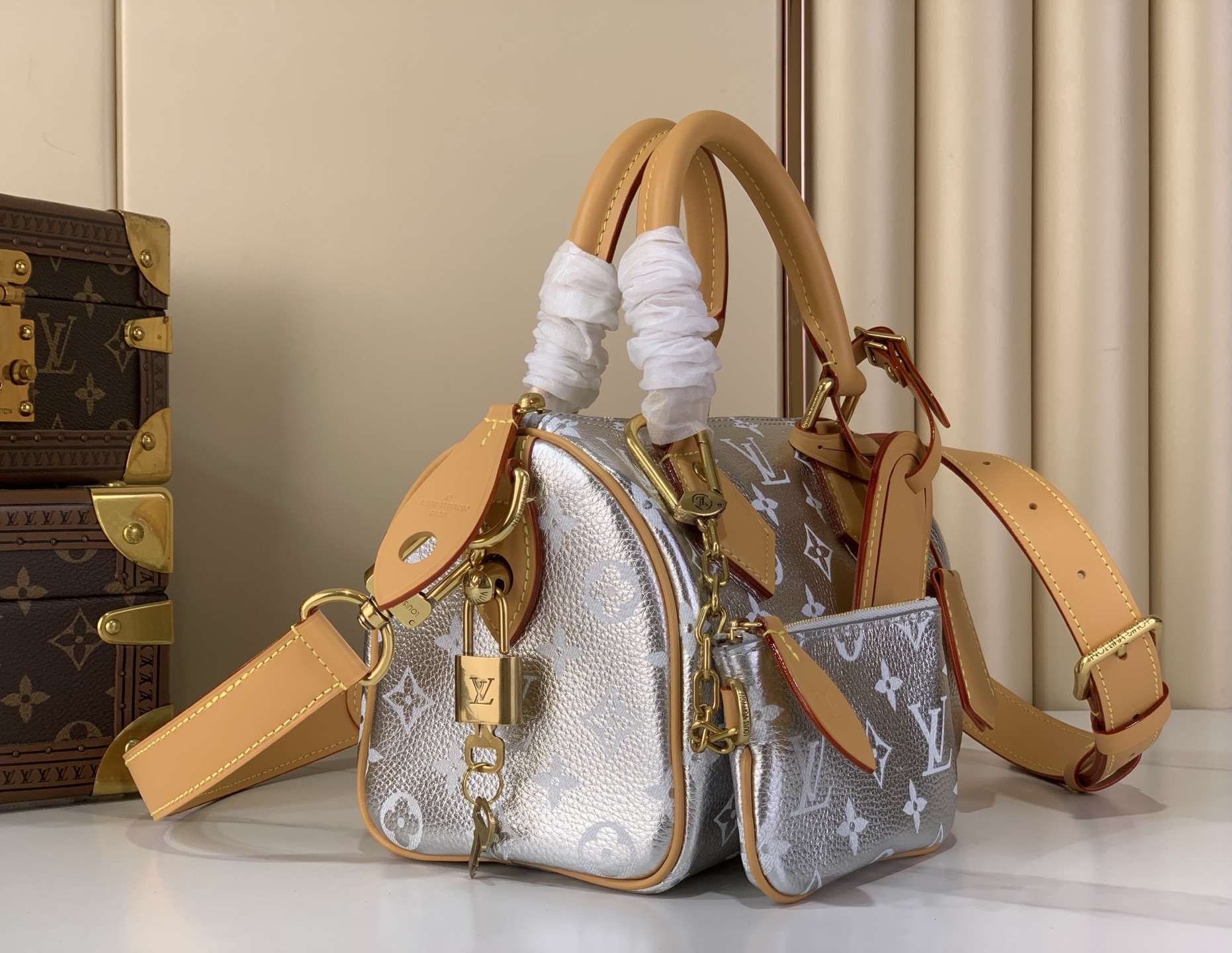 Louis Vuitton Speedy P9 Bandoulière 20 Silver