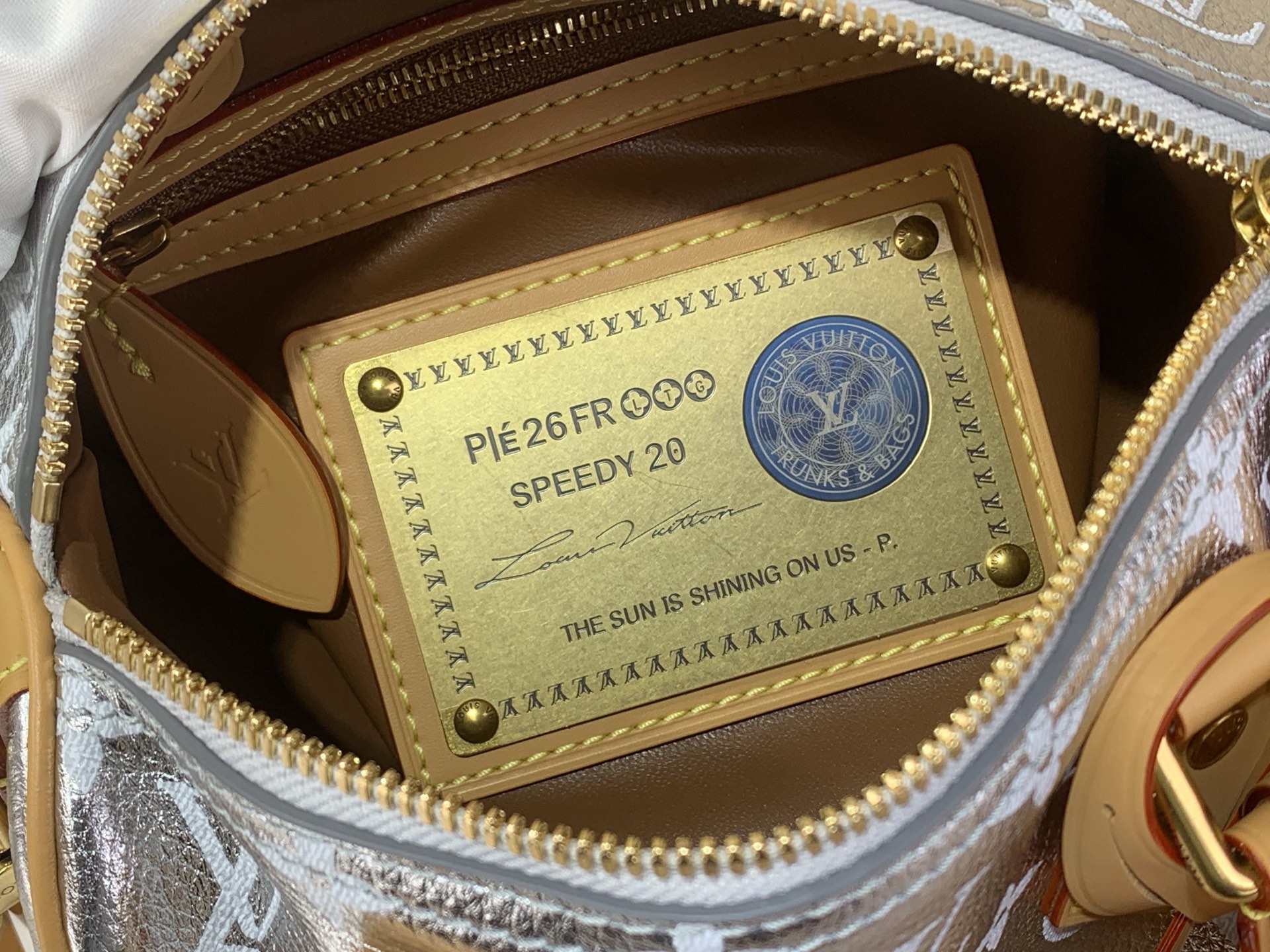 Louis Vuitton Speedy P9 Bandoulière 20 Silver