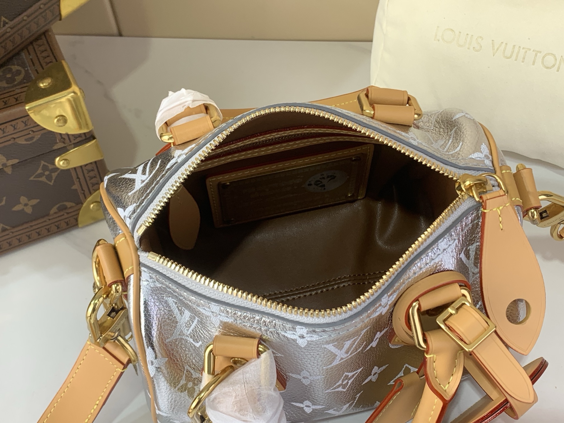 Louis Vuitton Speedy P9 Bandoulière 20 Silver