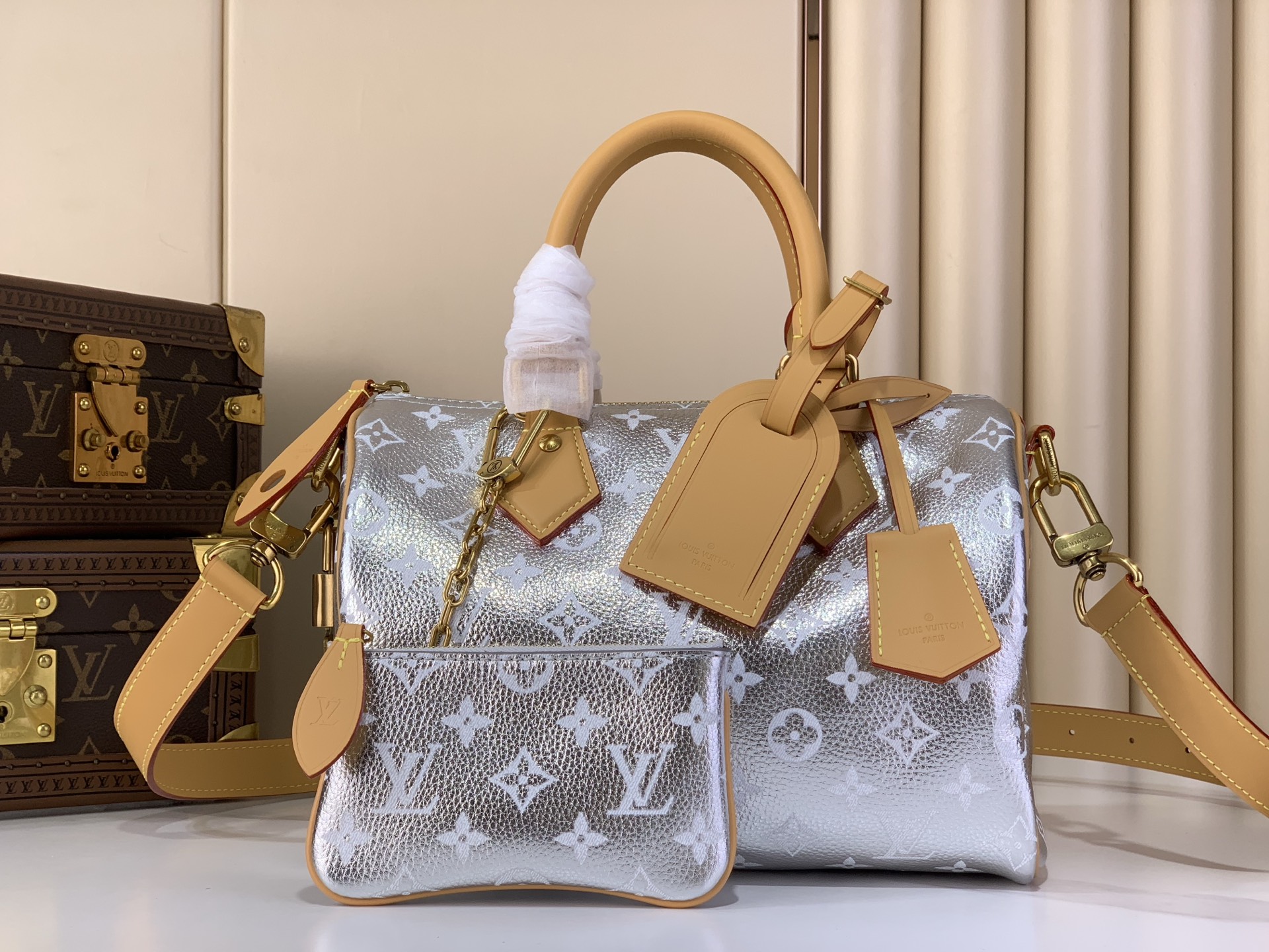 Louis Vuitton Speedy P9 Bandoulière 25 Silver