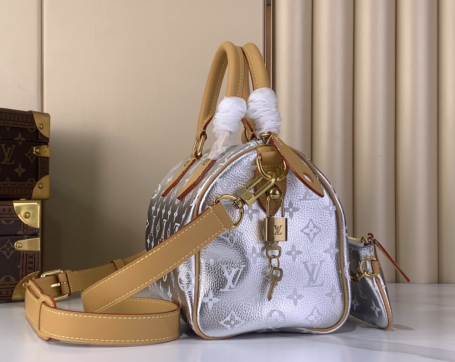 Louis Vuitton Speedy P9 Bandoulière 25 Silver