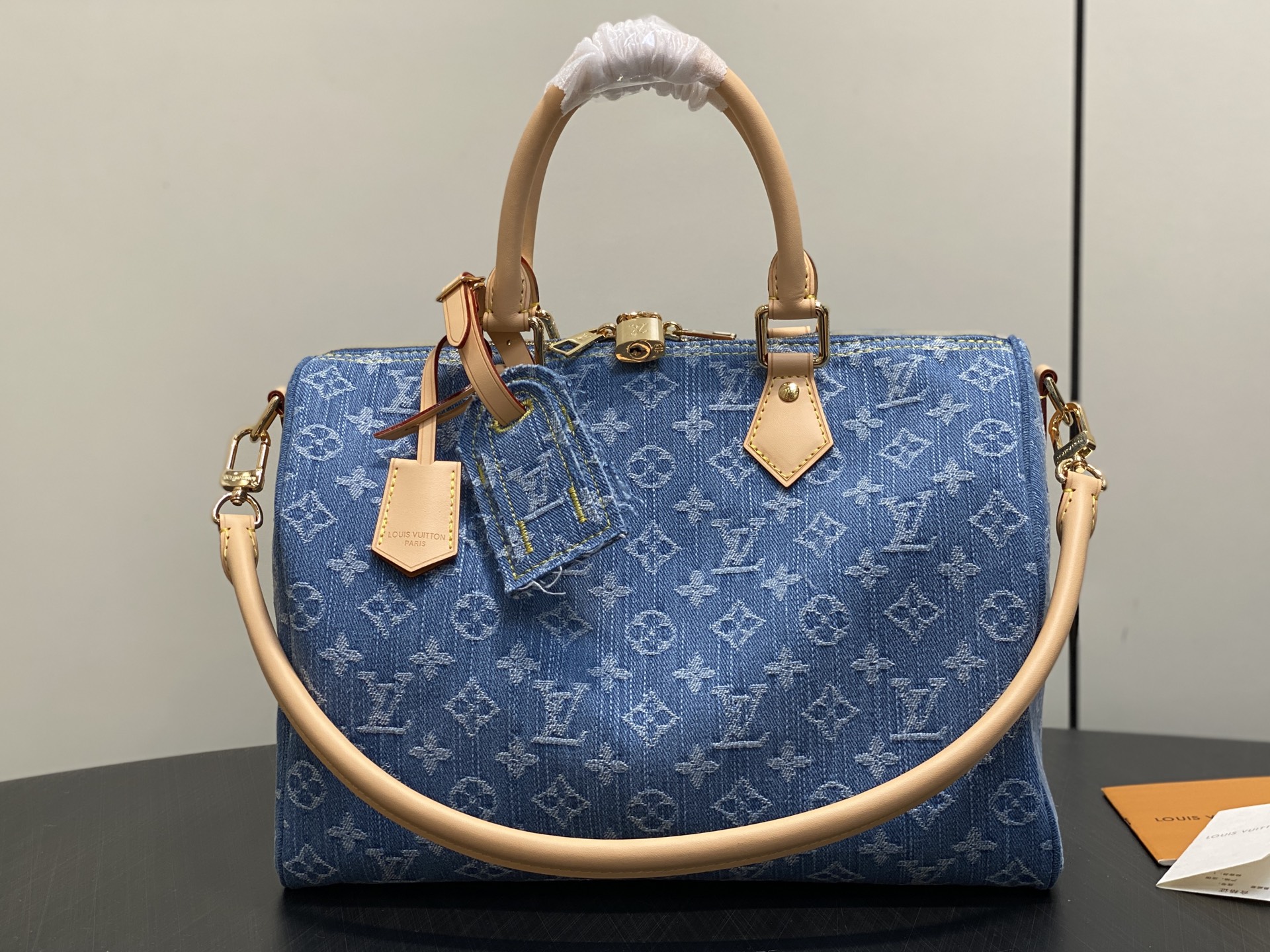 Louis Vuitton Speedy Soft 30 Monogram Denim