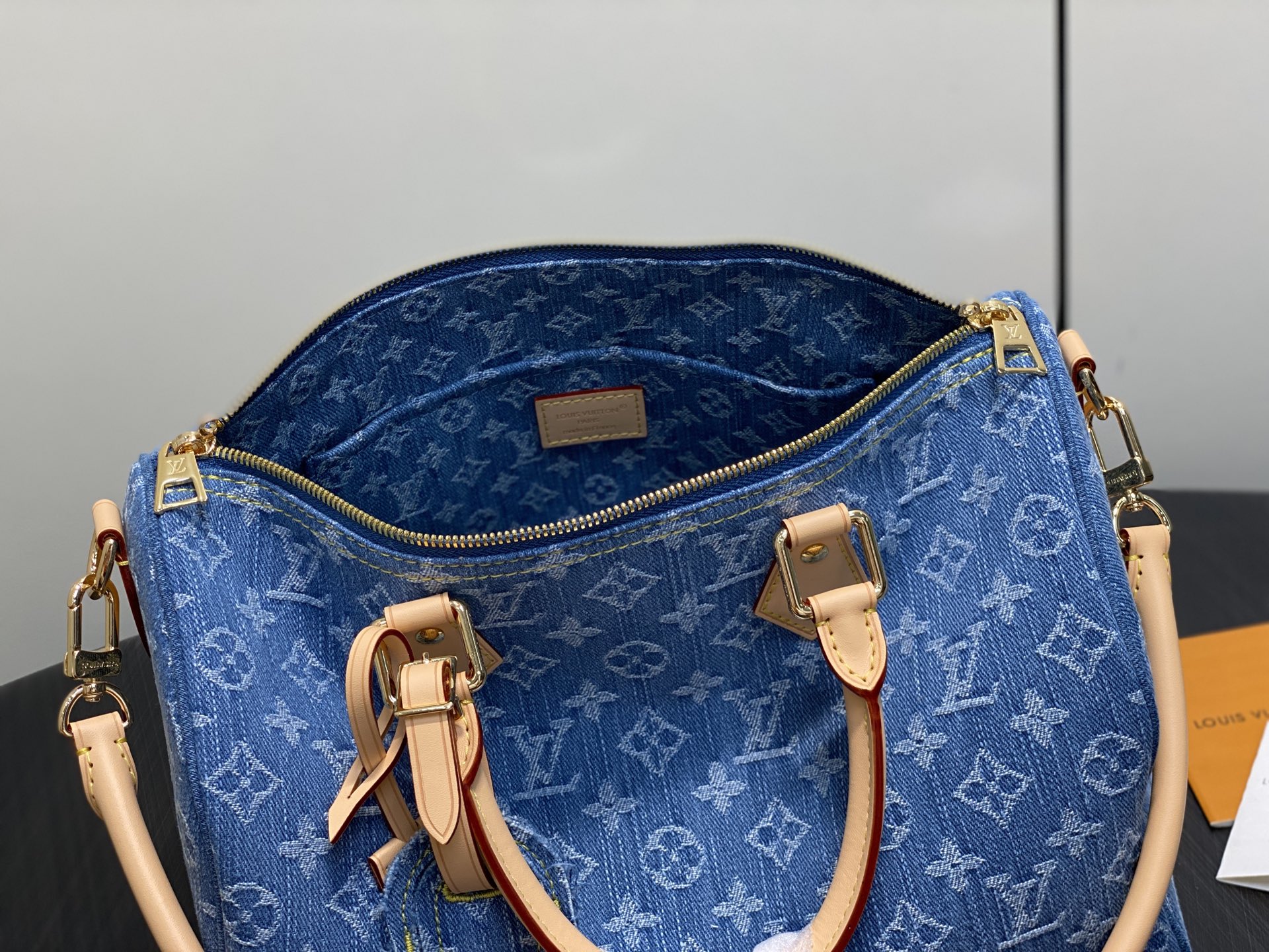 Louis Vuitton Speedy Soft 30 Monogram Denim