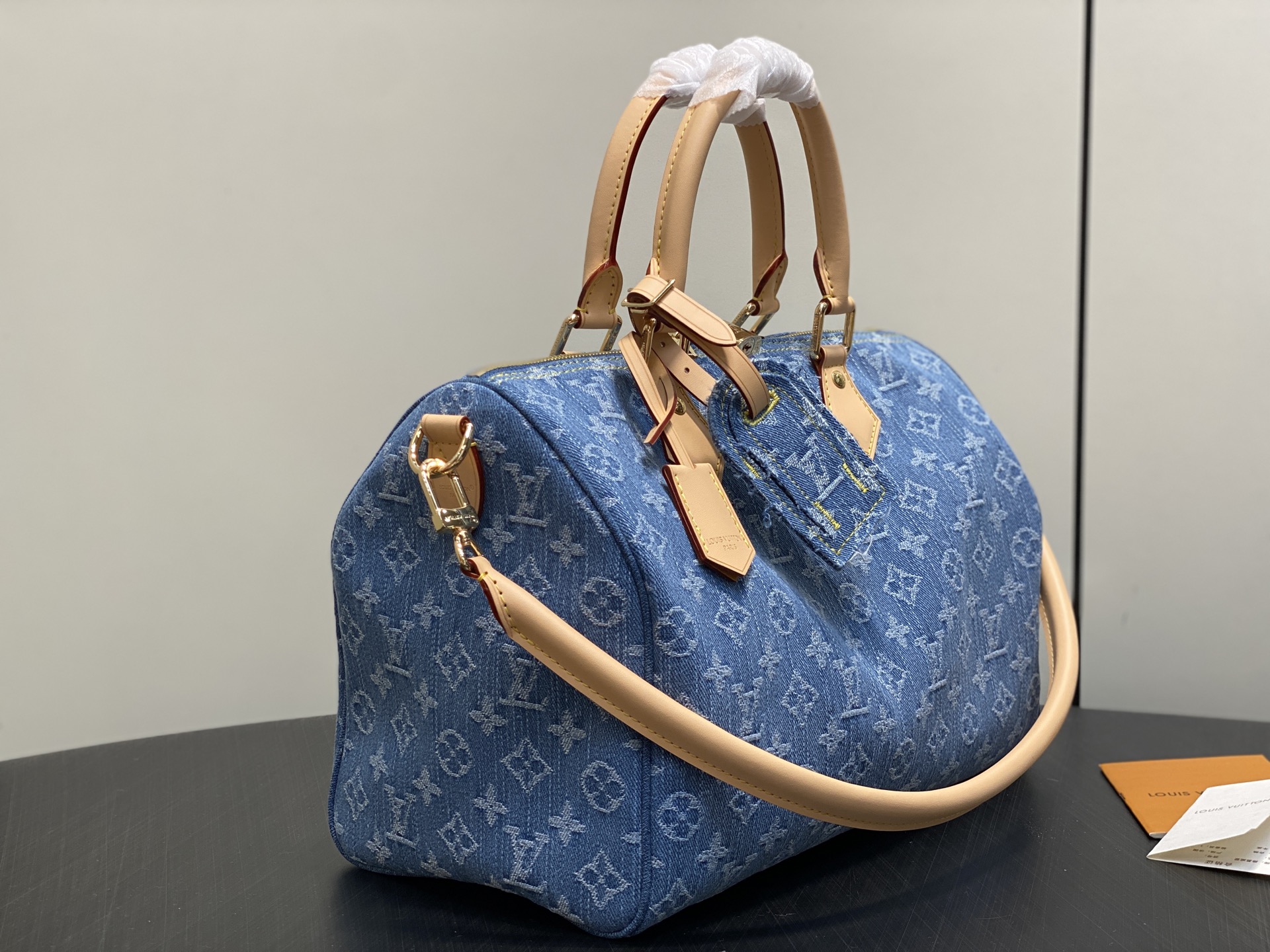Louis Vuitton Speedy Soft 30 Monogram Denim