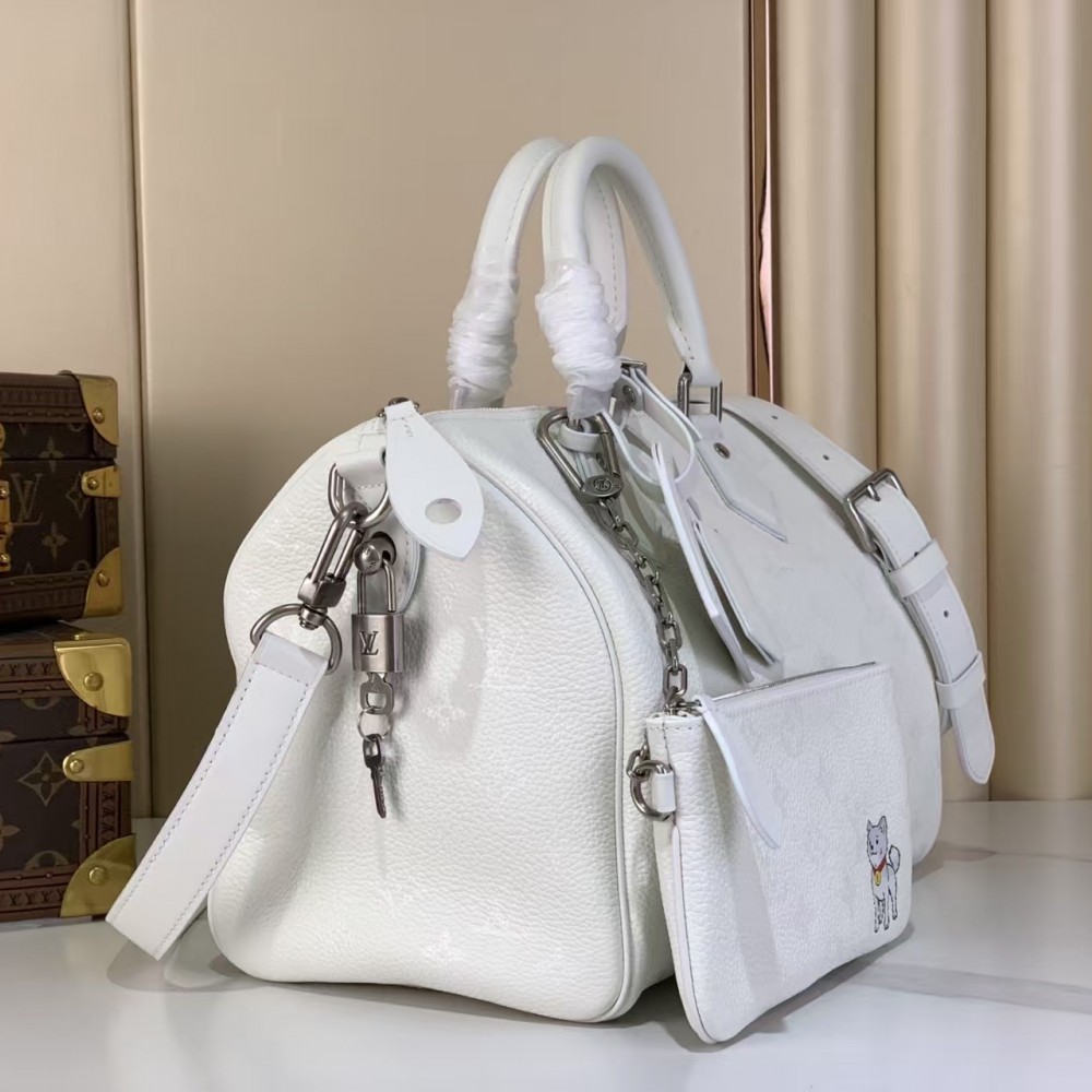 Louis Vuitton Speedy P9 Bandouliere 25 White