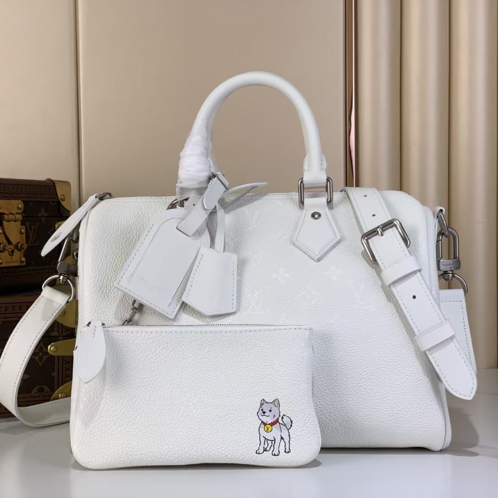 Louis Vuitton Speedy P9 Bandouliere 25 White