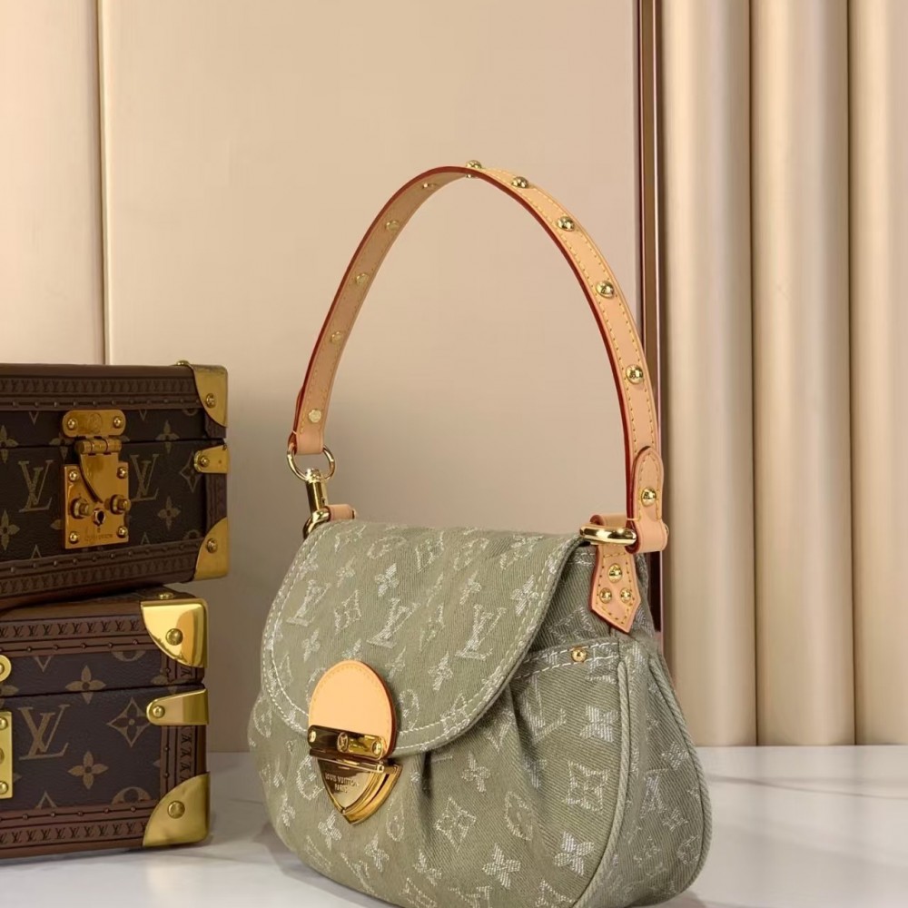 Louis Vuitton Sunset Monogram Khaki Denim