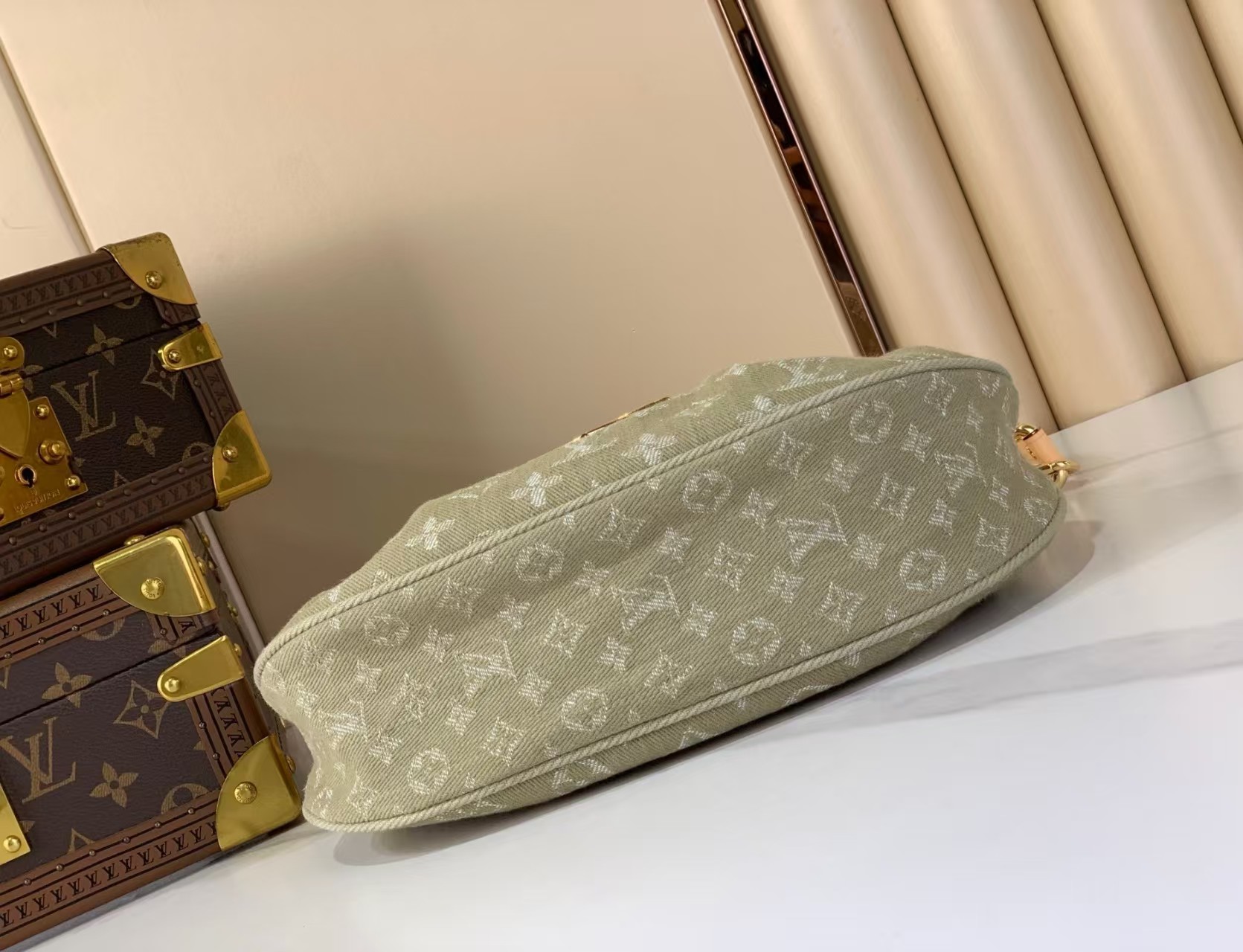 Louis Vuitton Sunset Monogram Khaki Denim