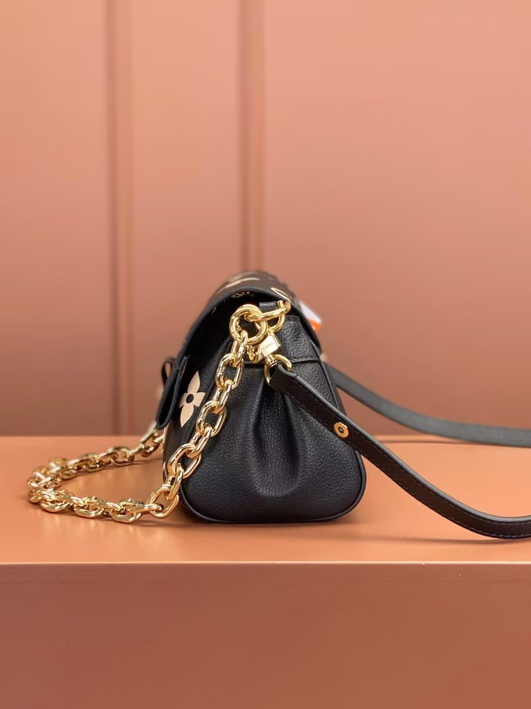 Louis Vuitton Favorite Bicolor Monogram Empreinte Leather Black
