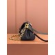 Louis Vuitton Favorite Bicolor Monogram Empreinte Leather Black