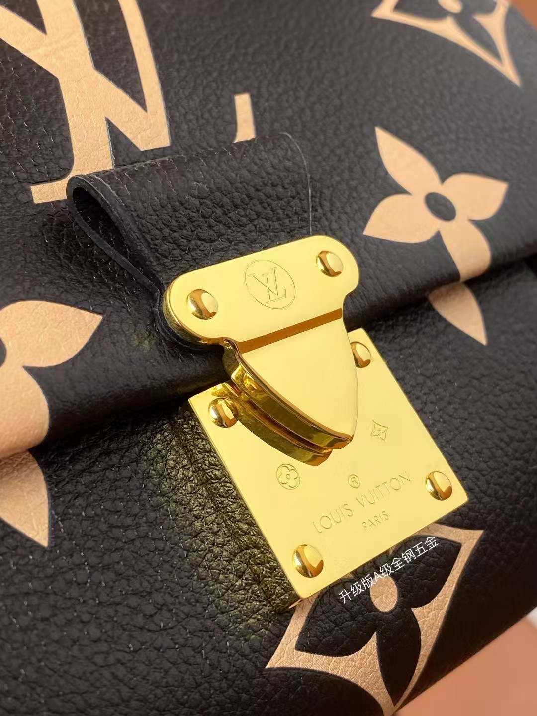 Louis Vuitton Favorite Bicolor Monogram Empreinte Leather Black