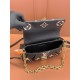 Louis Vuitton Favorite Bicolor Monogram Empreinte Leather Black