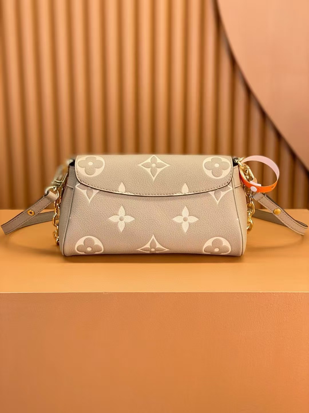 Louis Vuitton Favorite Bicolor Monogram Empreinte Leather Cream Color