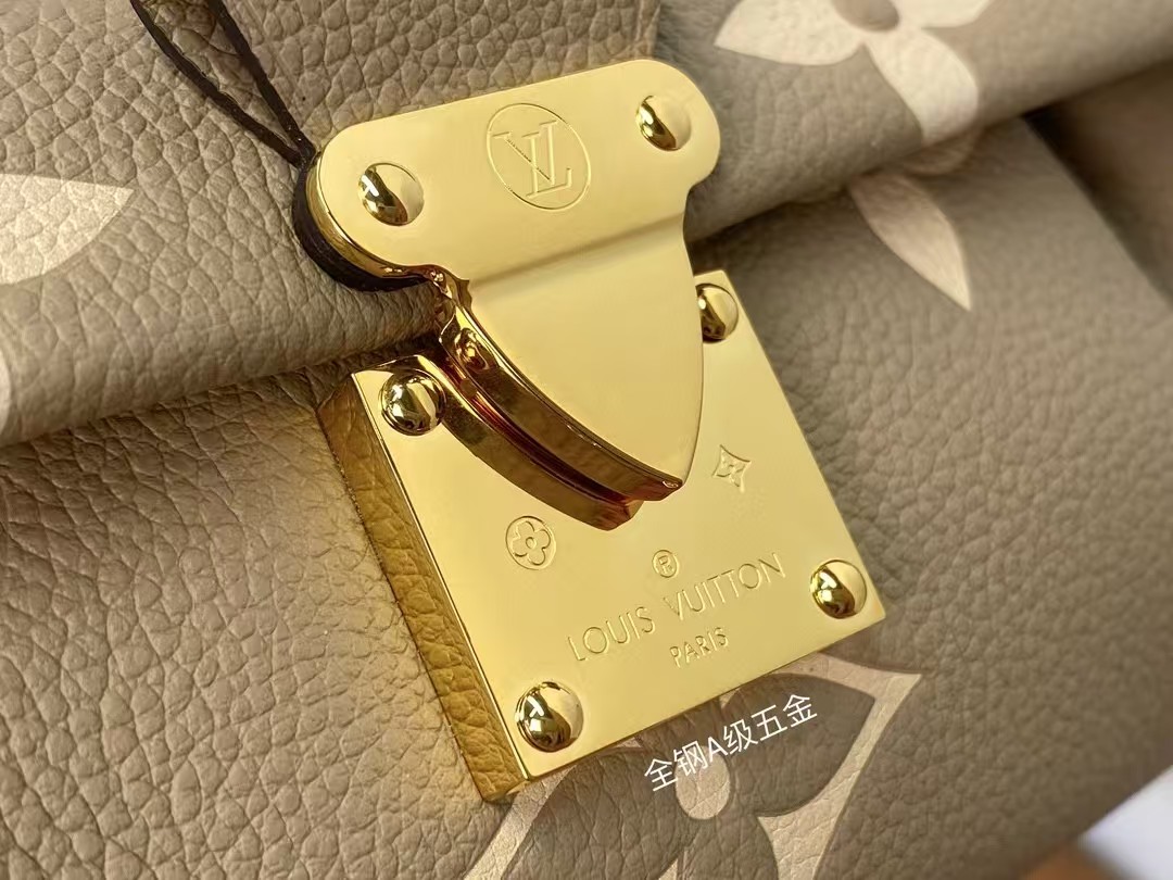 Louis Vuitton Favorite Bicolor Monogram Empreinte Leather Cream Color