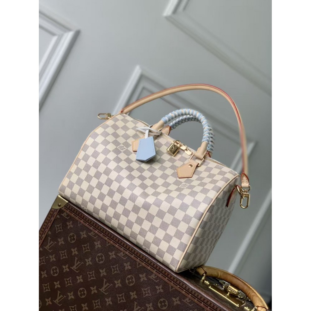 Louis Vuitton Speedy 30 Soft Damier Azur