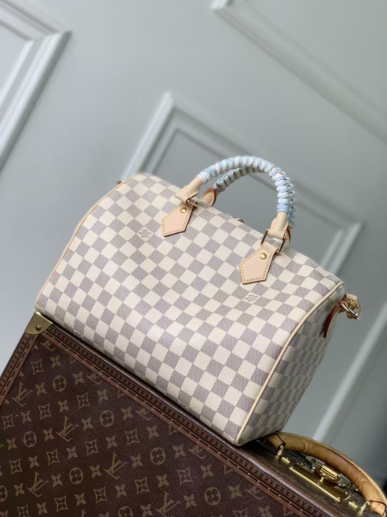 Louis Vuitton Speedy 30 Soft Damier Azur