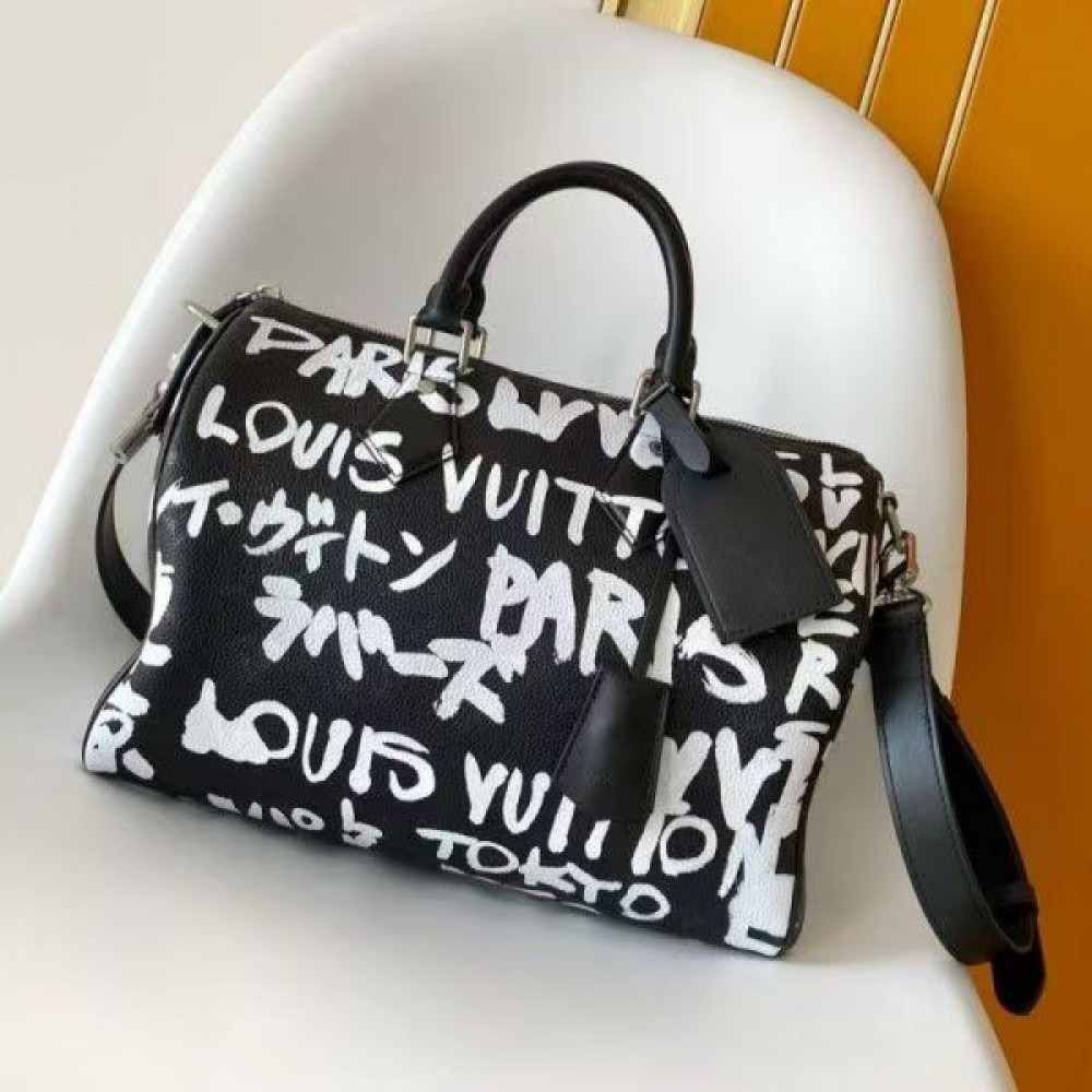 Louis Vuitton Speedy P9 Bandouliere 30 Scribble Autres Cuirs Monogram