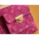 Louis Vuitton Baggy Monogram Denim -Fushia Denim